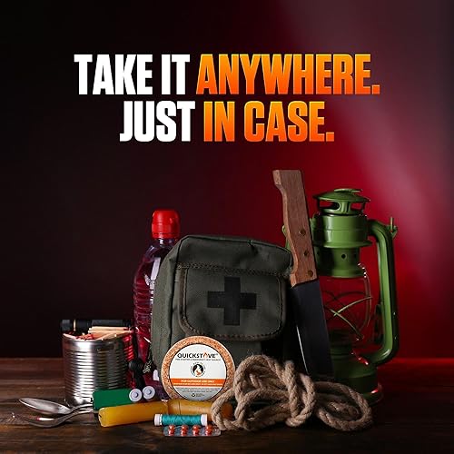 Miniatura 5 de Arrancadores de fuego (paquete de 3) - Discos de combustible de emergencia impermeables para artículos esenciales de campamento, estufa de leña,