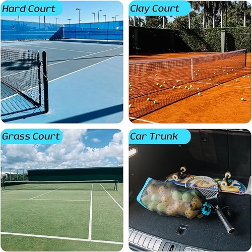 Miniatura 7 de Tolva de pelota de tenis ligera  Capacidad para más de 50 pelotas de tenis o más de 40 pelotas de pickleball  Recogedor de pelotas de tenis