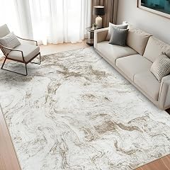 9x12 Area Rug Living Room Rugs Washable Rug Non Slip Modern Abstract Large Soft Low Pile Carpet Indoor