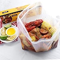 Vista 6 de Jesdit Seafood Boil Bag (Pack de 5) Pequeña