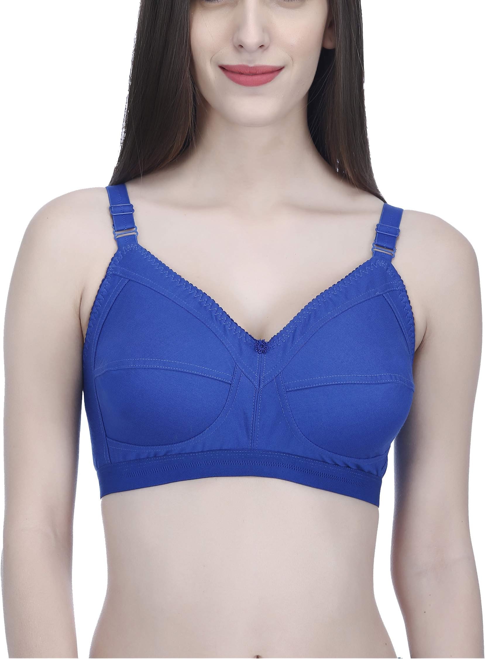 Elina Women's Hosiery Non-Padded Wire Free Regular Bra