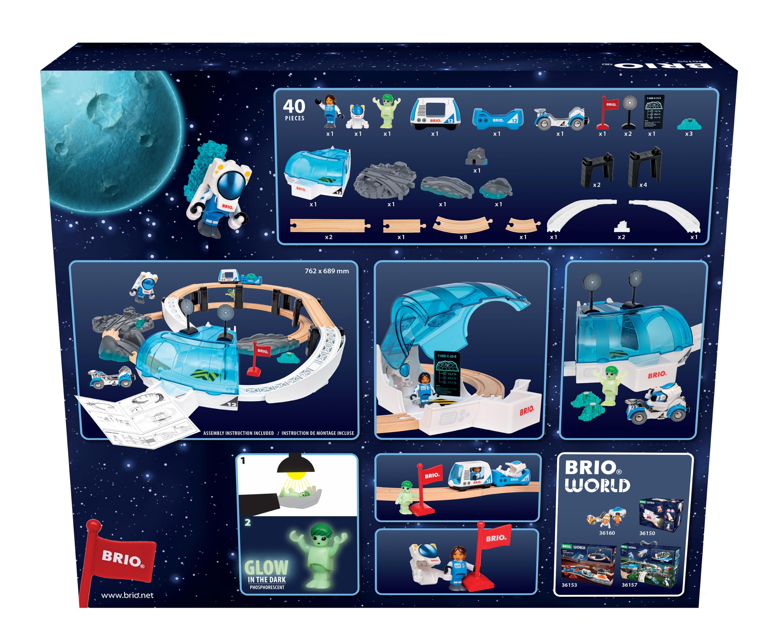 BRIO World Großes Weltraumstations-Set - Spielzeug ab 3 Jahre