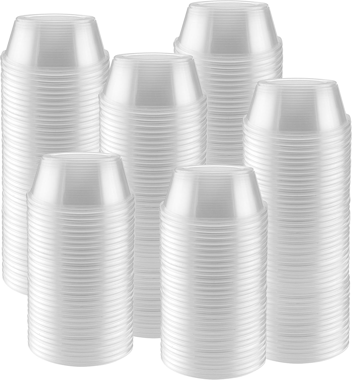 200Pack of 2 Ounce Clear Plastic portion cups Jello Shot