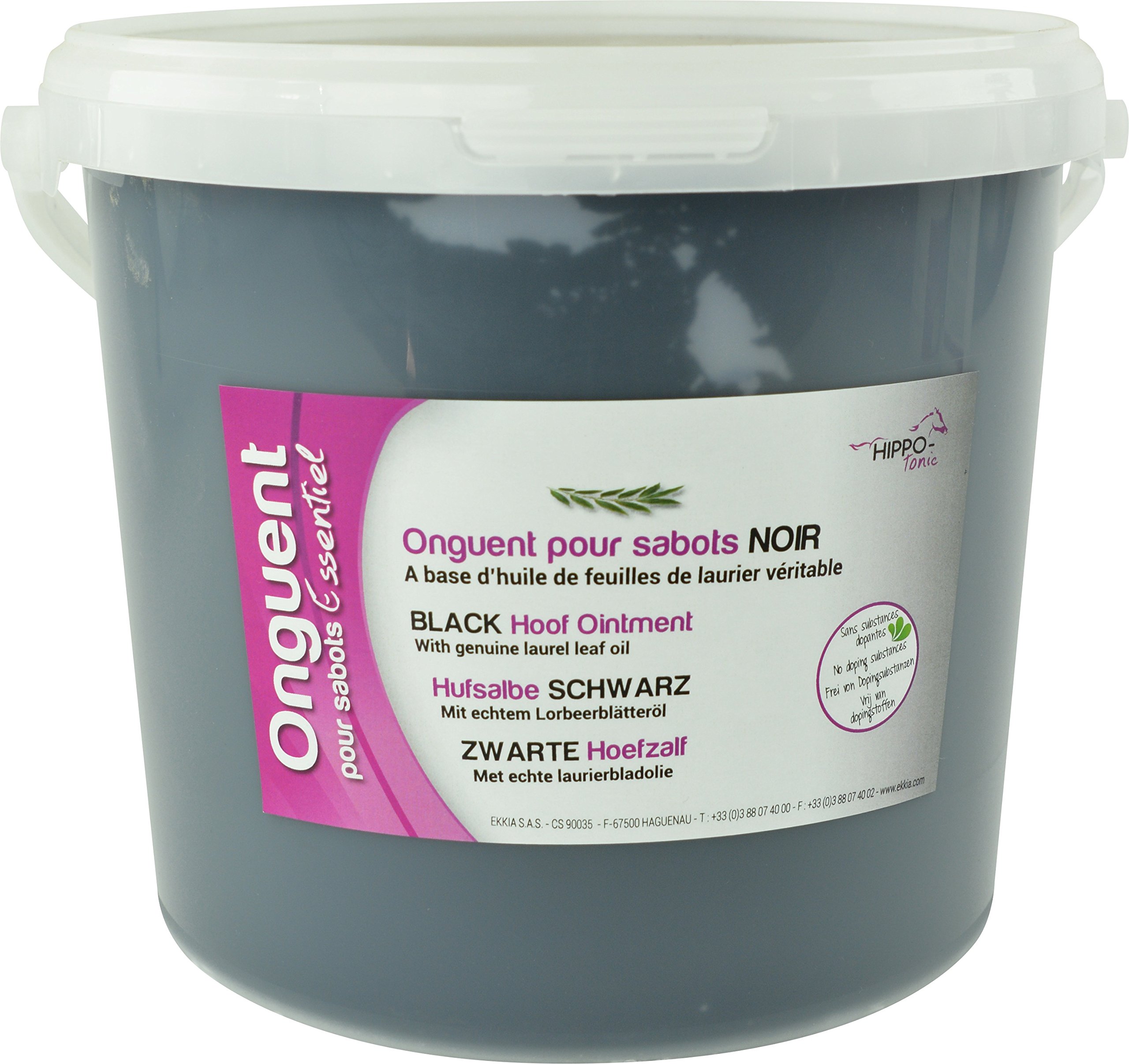 HIPPO-TONIC Onguents Pour Sabots - Noir - Pot 1 L