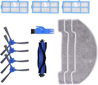 AYNEFY Kit de roupas limpas Proscenic 850T com escova principal, escova lateral e filtro de pano – Alta eficiência, desempenho superior à prova de poeira – Ampla gama de aplicações para aspirador robótico