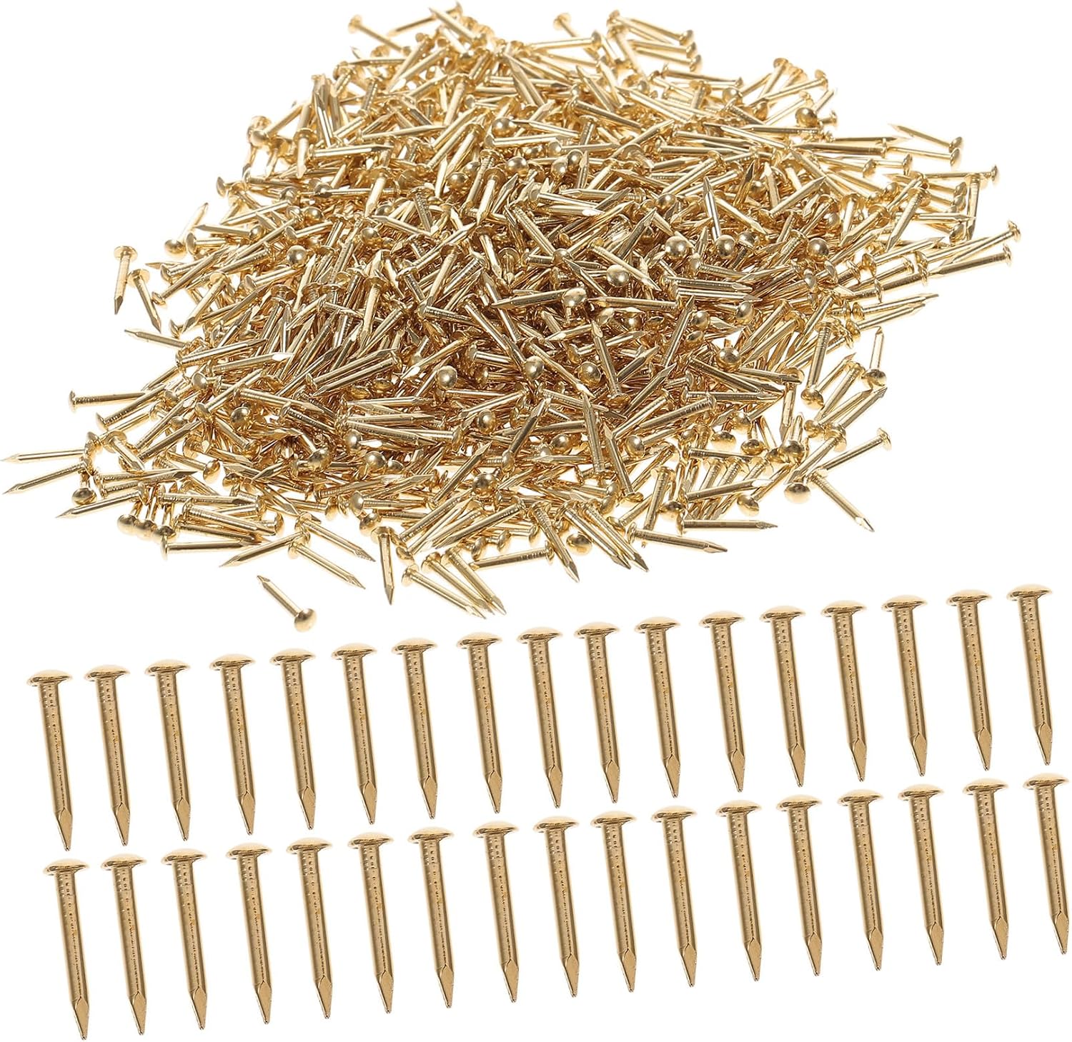 Small Copper Nails for Picture Hanging Diy Wall Decor Approx High Load-bearing for Woodworking and Crafts