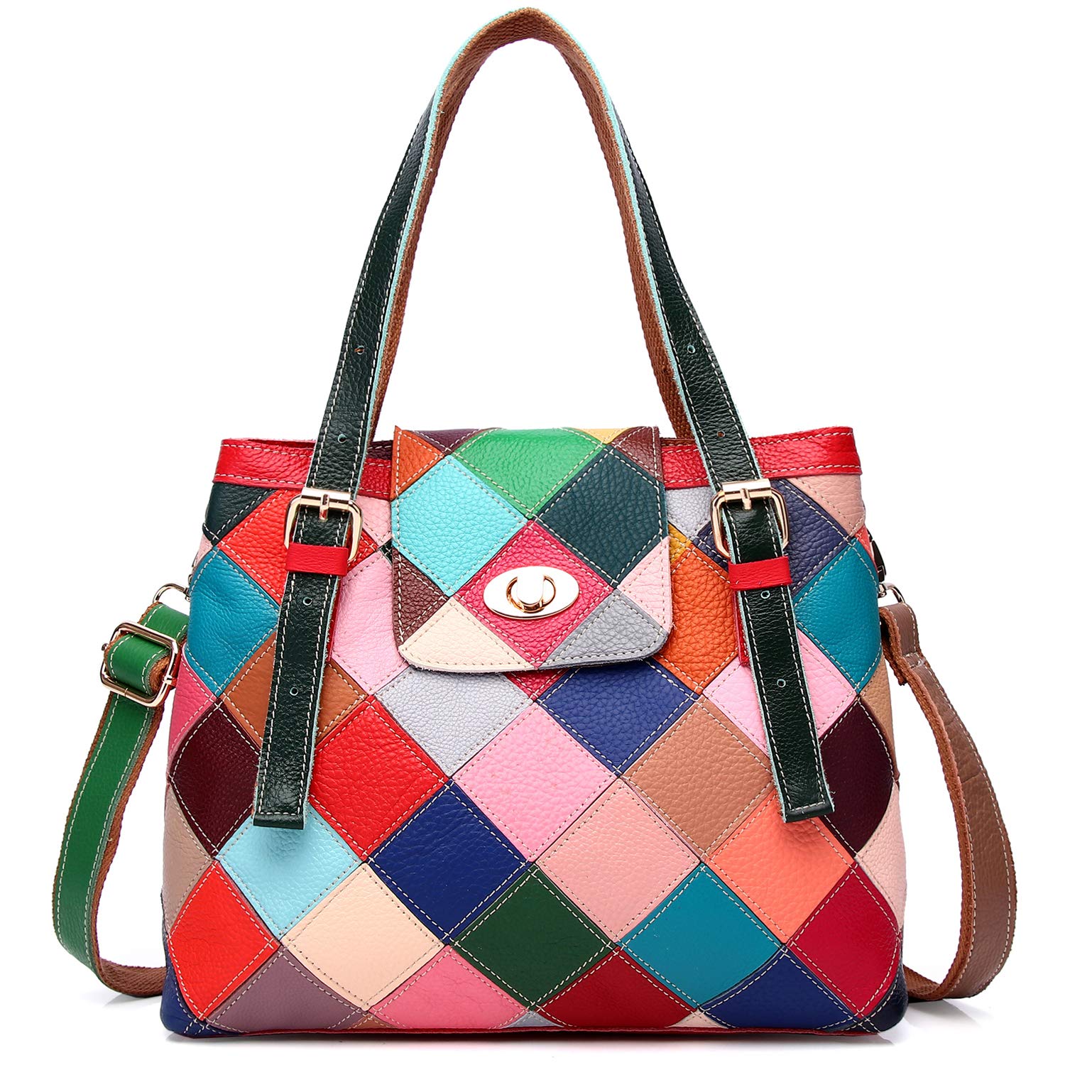 Sac A Main Femmes Texier Sac à Main Segater® En Cuir Véritable