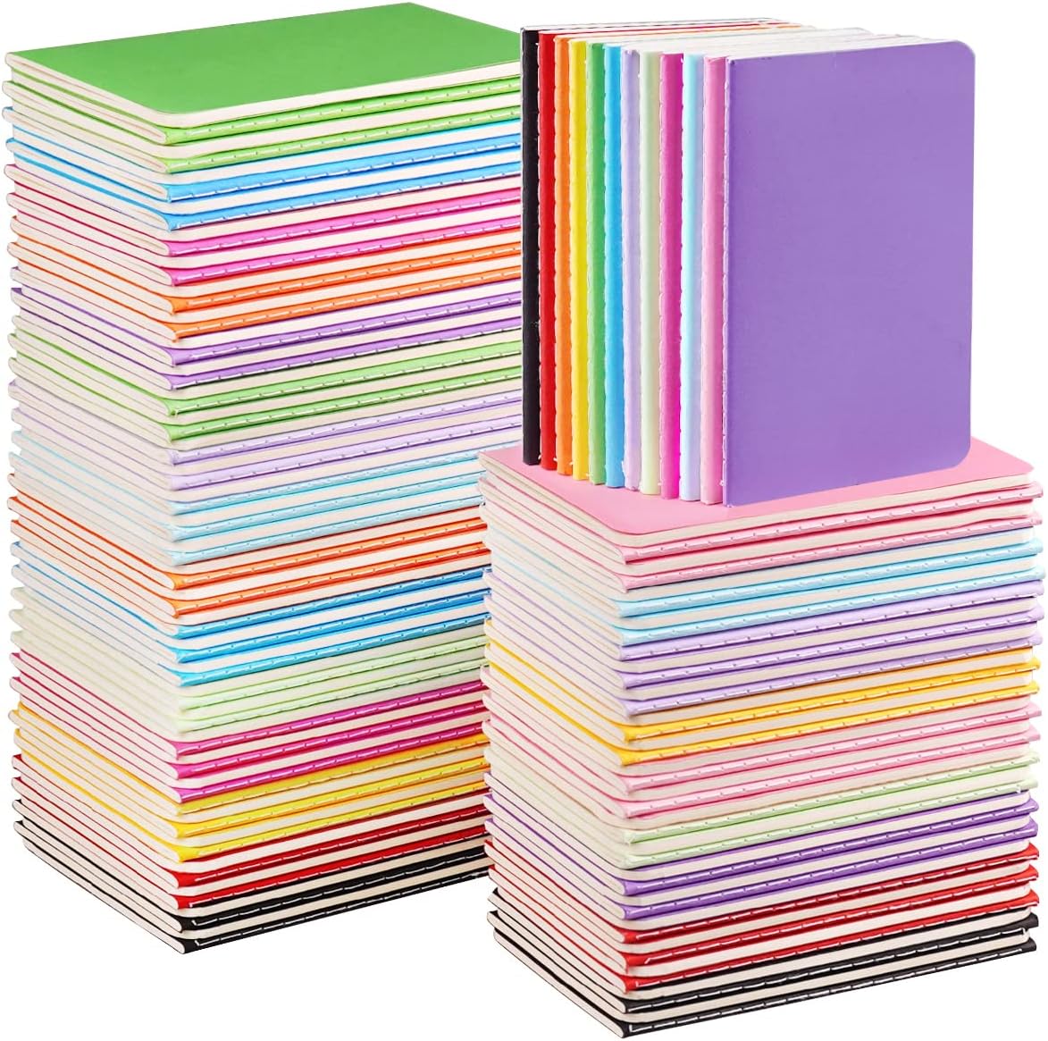 Gwybkq Small Lined Notepads 120 Pack