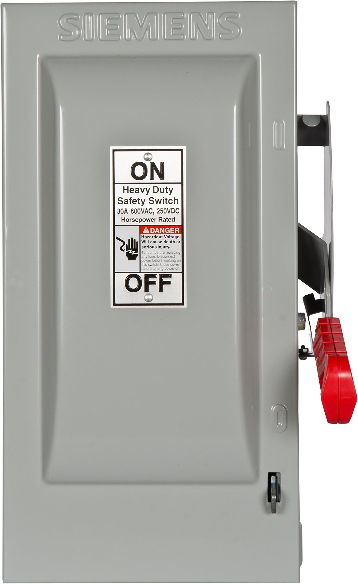 HF361 30-Amp 3 Pole 600-volt 3 Wire Fused Heavy Duty Safety Switches