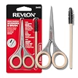Designer Series Brow Set, Trimming and Shaping Eyebrow Kit with Scissors and Spoolie Brush, Easy to Use at Home or on The Go, 1 Count