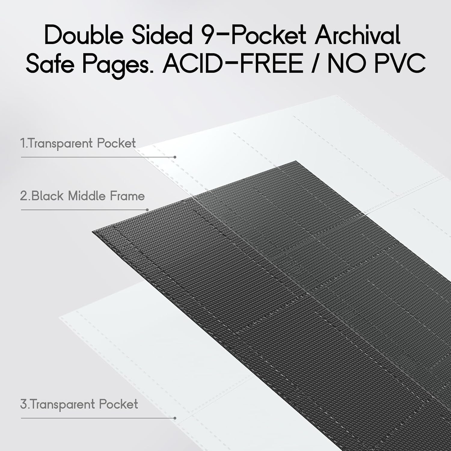 Premium 9-Pocket Card Binder - Fits 828 Trading Cards, Side Loading Ringless Card Collection Album for TCG and Sports Cards -Yellow