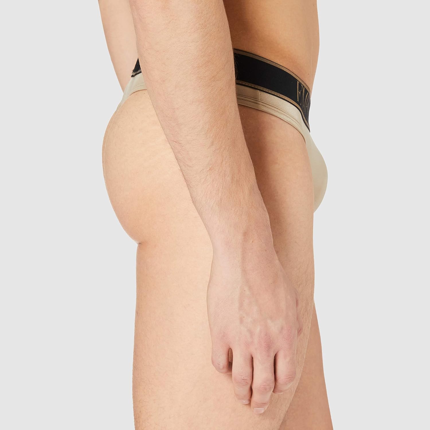 Emporio Armani Men's Shiny Microfiber Thong at  Men’s Clothing store