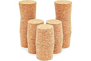 12 Pack Mini Glass Bottles with Cork Stoppers