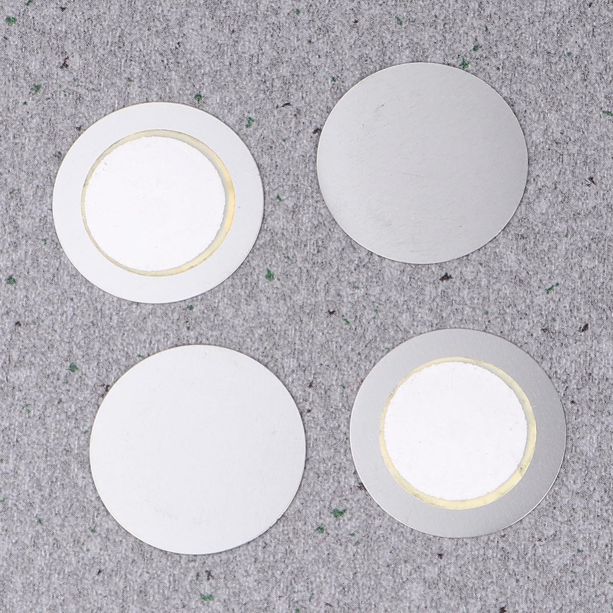 Artibetter Mm Piezoelectric Iron Buzzer Disc Audible Signals and Acoustic Sensor 100pcs Silver Active Piezo Buzzer for Electronic Products for Voice-controlled Devices