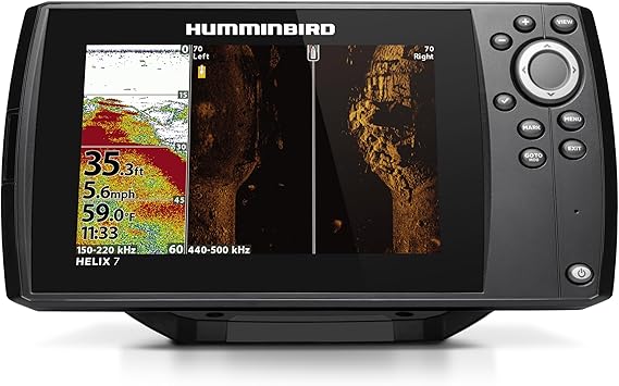 Humminbird Helix 7 Chirp SI GPS G4 | Ecoscandaglio 7 Pollici Con Side Imaging E Mappe | 411590-1
