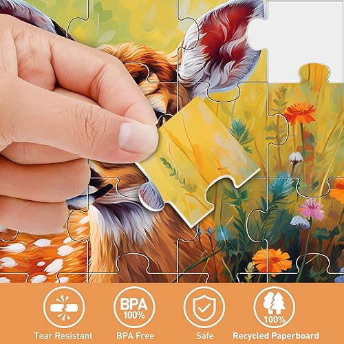 Miniatura 10 de Paquete de 6 rompecabezas grande de 36 piezas para personas mayores, rompecabezas de demencia, Alzheimer, productos y actividades para adultos