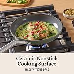 Calphalon® Ceramic Nonstick 12-Piece Cookware Set, Silver Ash