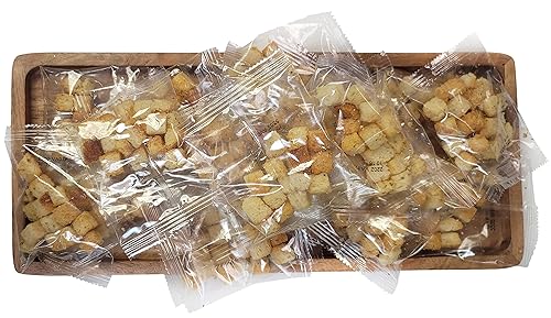 Miniatura 3 de 25 Naturejam - Mini crutones envueltos individualmente, 0.25 onzas, crujientes y sazonados para ensaladas veganas