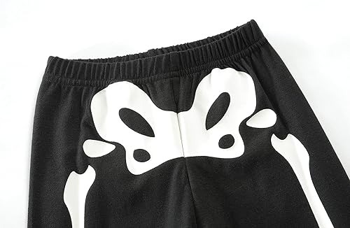 Miniatura 6 de Little Hand Pijamas para niños pequeños que brillan en la oscuridad, pijamas de esqueleto con caramelos, ropa de dormir de dinosaurio, ropa