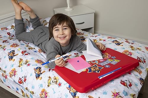 Miniatura 7 de Paw Patrol Escritorio de regazo para niños con almacenamiento, tapa plegable y diseño plegable, portátil para viajes o uso en la cama en casa, ideal