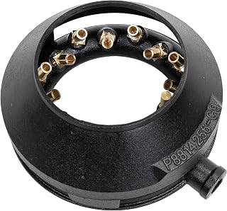 WR-JBC16LP Liquid Propane Gas 16 Copper Tips Speed Jet Burner with Cap Cast Iron Body for Chinese Wok Range, Grilling, Stir Fry, 130,000 BTU, Marking: P8814256-C9