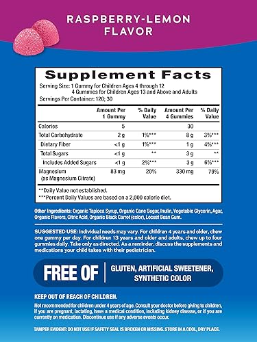 Miniatura 2 de Gomitas antiestrés Calm de Natural Vitality un suplemento de magnesio relajante 120 1