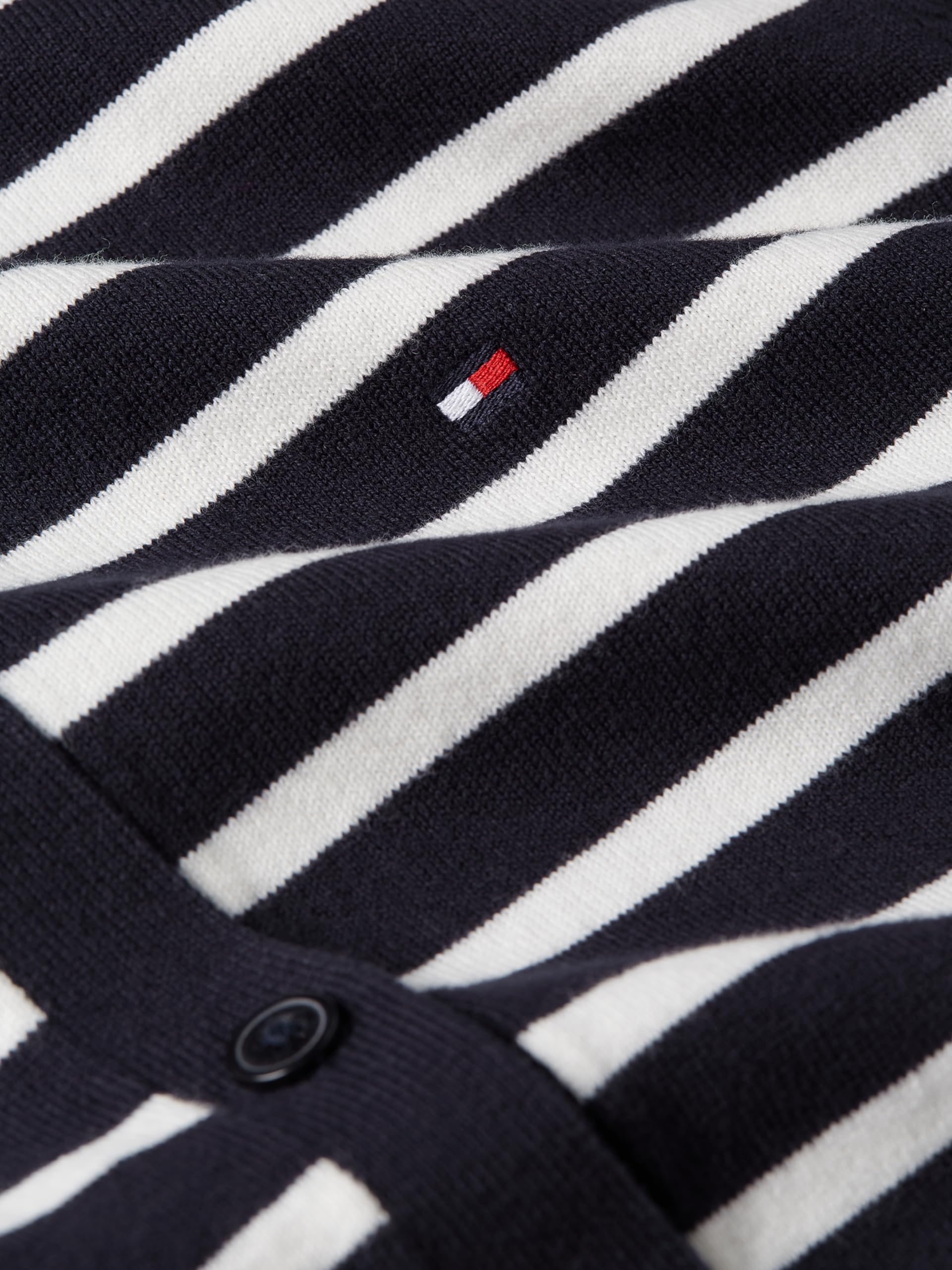 Tommy Hilfiger Damski sweter z dzianiny z dżerseju, Pustynne niebo/kość słoniowa płatek, S