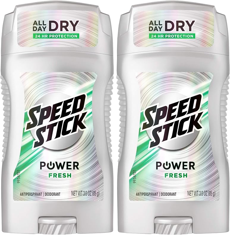 Desodorante antitranspirante Speed Stick Power, fragrância fresh, Pacote com 2
