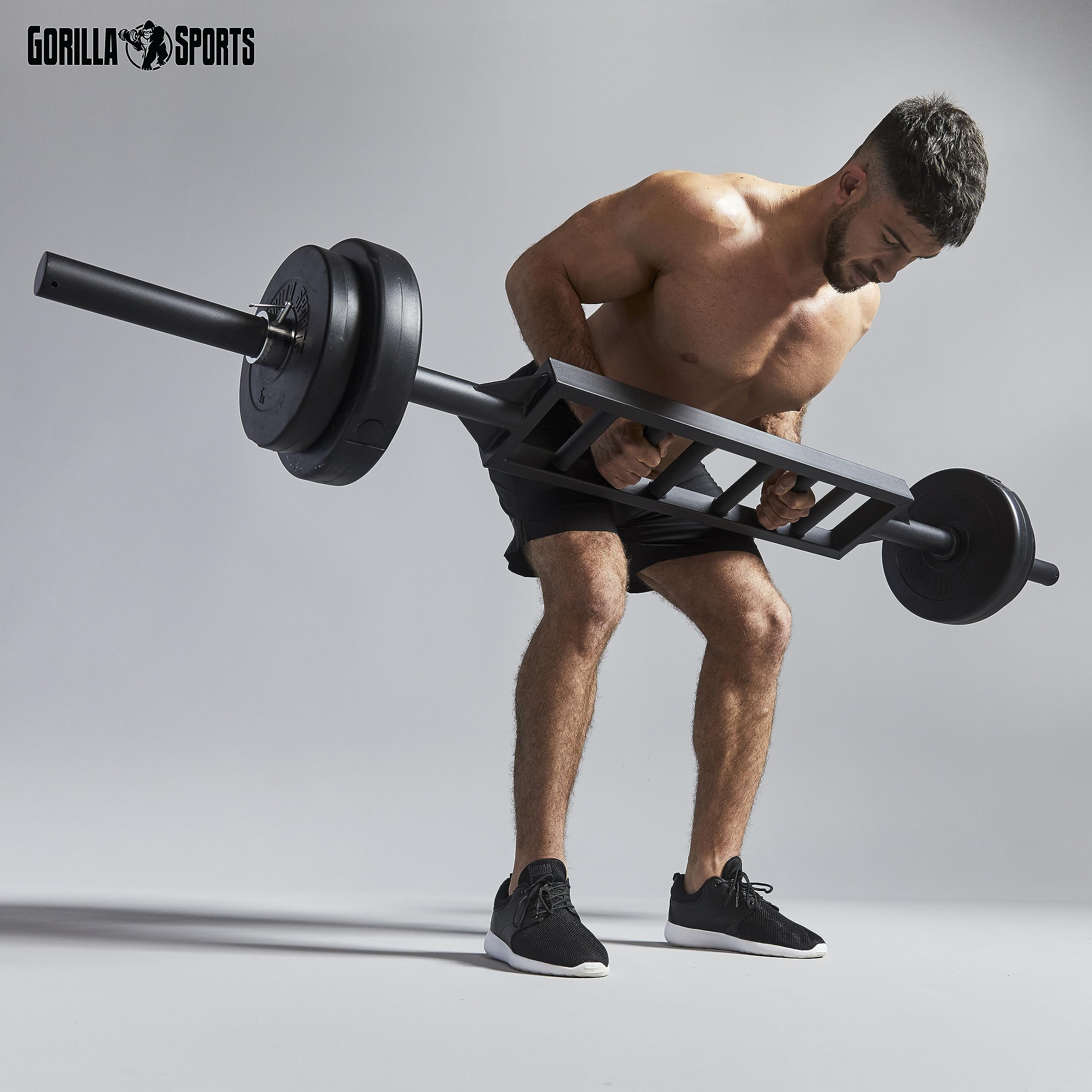 GORILLA SPORTS® Disque Musculation - Simple 1,25-15kg / Jeu 27,5-30 kg, Réglable, Ciment, Plastique, Ø 31 mm, Noir - Set de Poids, Matériel de Musculation, Sport Maison, Fitness, Salle de Sport