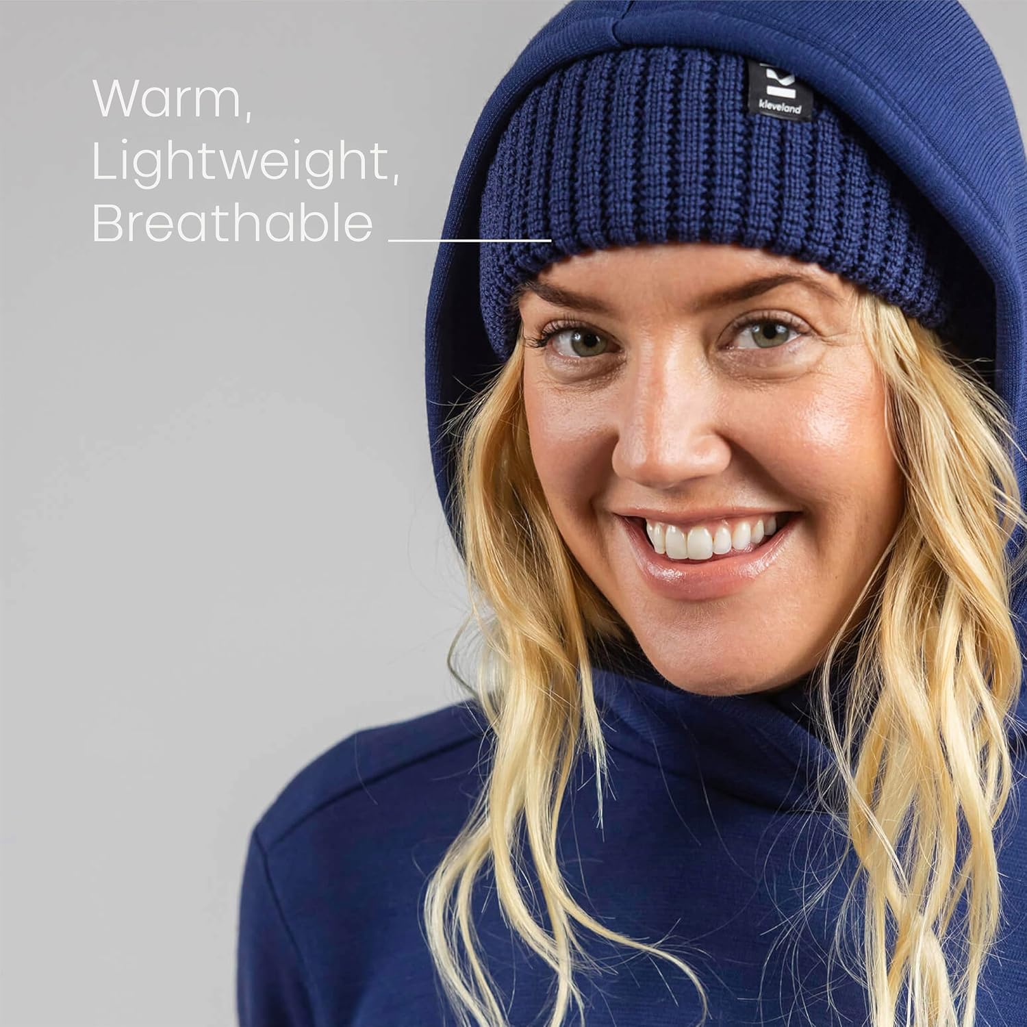 Janus Wool Kleveland Merino Beanie - Lightweight Wool Hat for Men & Women - Fisherman Skully Cap - Warm Winter Knit Hat