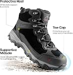 NORTIV 8 Men's Waterproof Hiking Boots Outdoor Backpacking Mountaineering Shoes