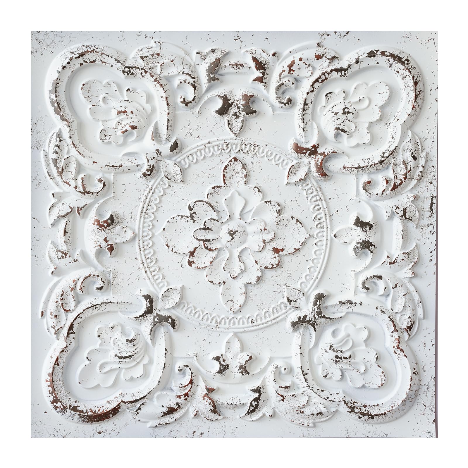 Ceiling Tiles for Bedroom, Interior PVC Wall Panels, for Saloon PL30 10tiles/lot (Distress Crack White Black)