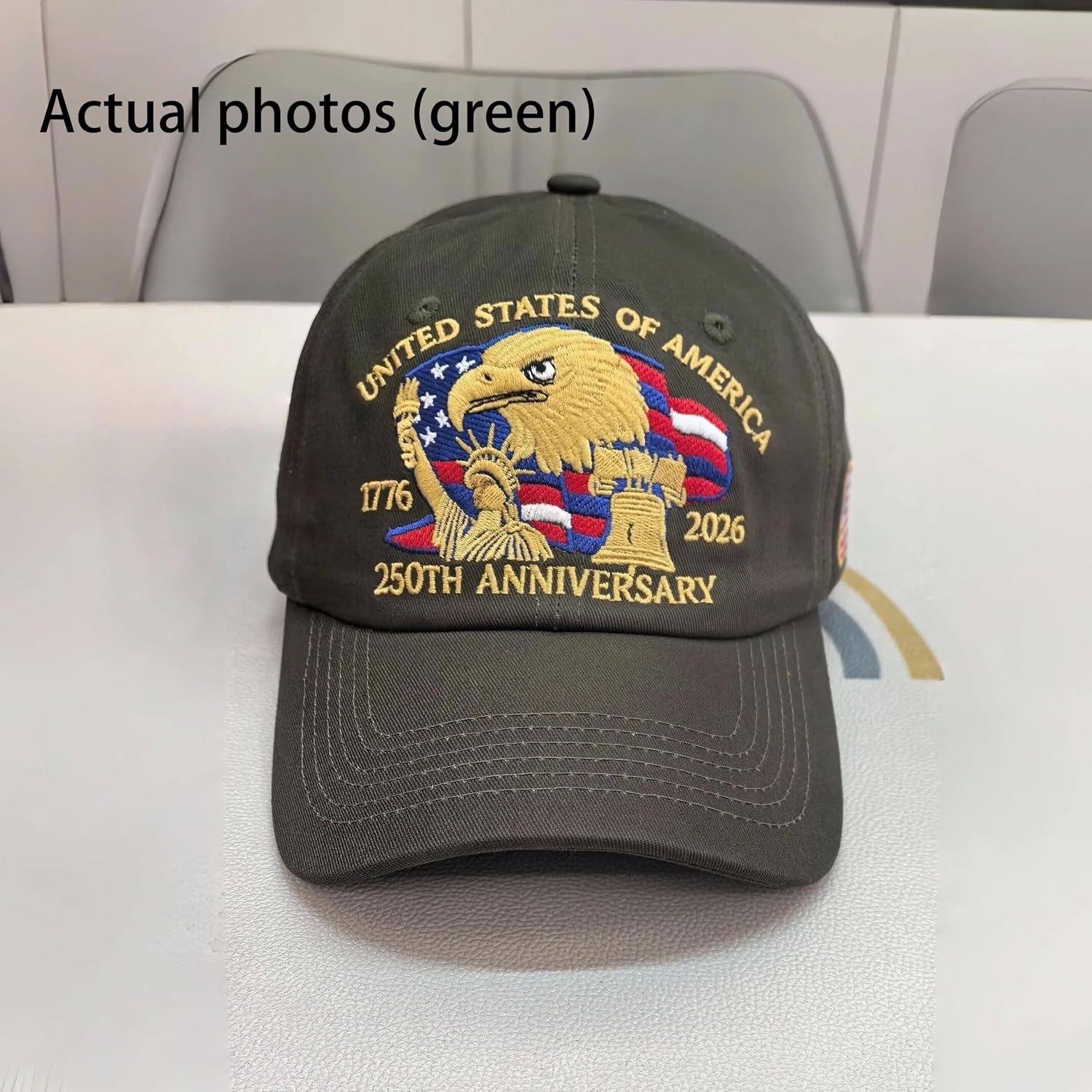250 Anniversary USA hat, Patriotic Embroidered Baseball Cap, Patriot Cap 1776-2026 Bicentennial Gift for Men & Women
