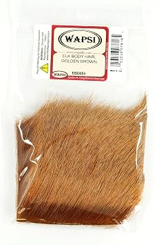 Wapsi Fishing Hook - Elk Body Hair, Bleached Hock - Fly Tying Material