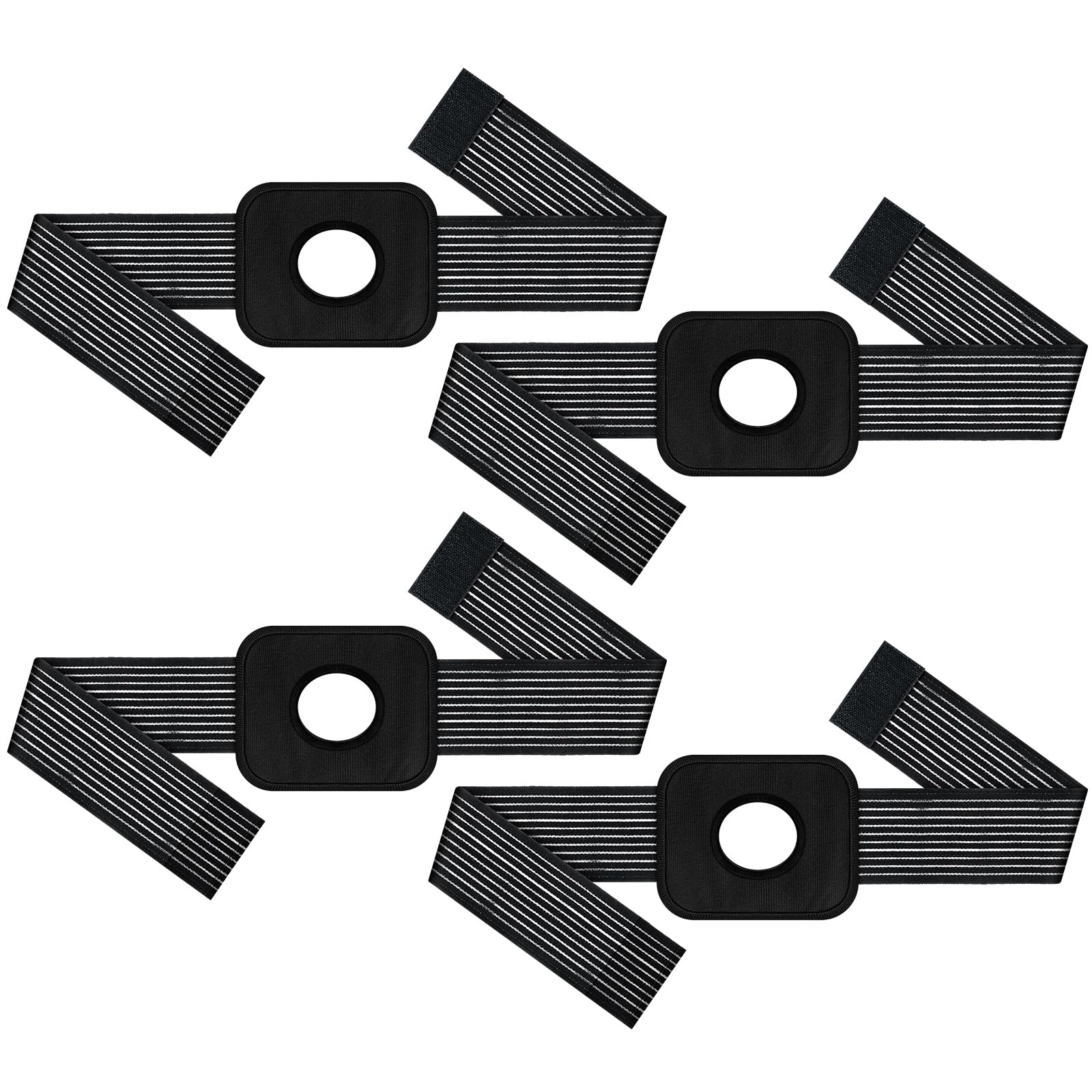 Geiserailie 4 Pcs Ice Wrap Ice Pack Strap​​​​​​​ Bandage for Ice Bag Adjustable Support Wrap 42 Inch Multipurpose Elastic Ice Bag Wrap Band Ice Belt