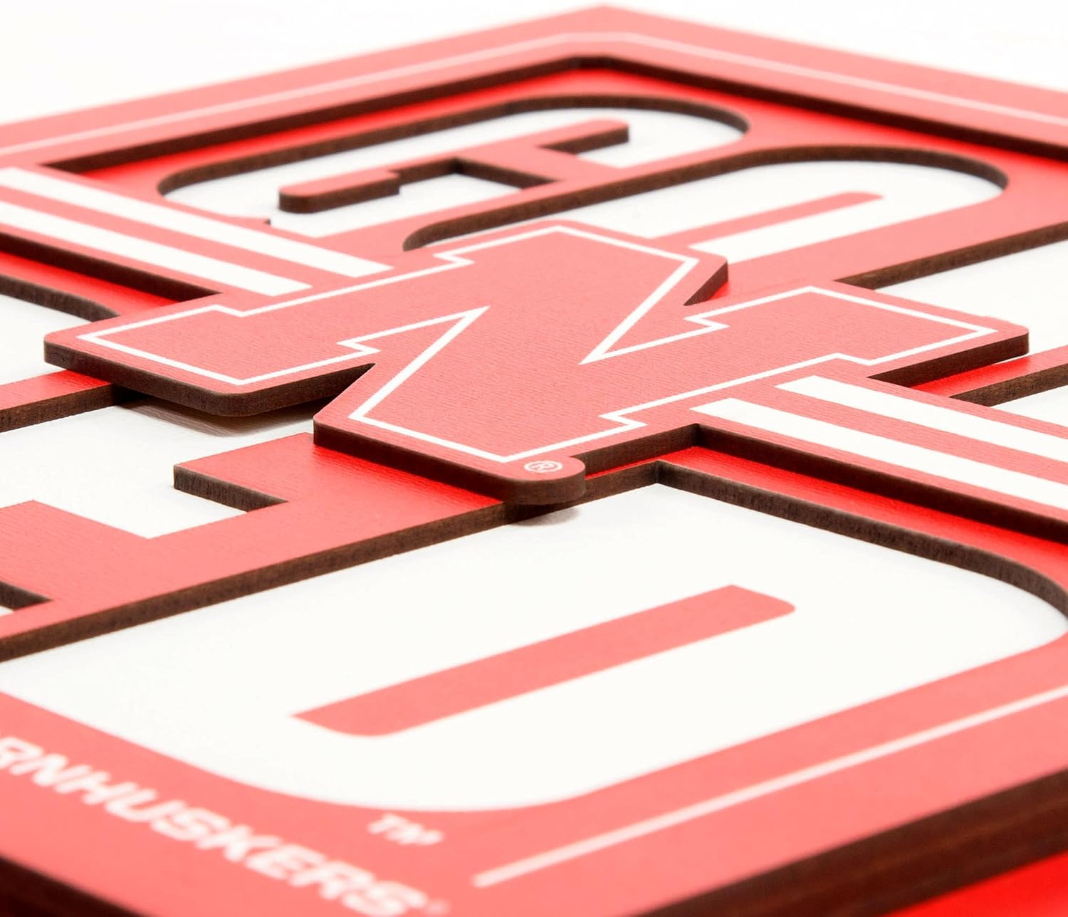 YouTheFan NCAA Nebraska Cornhuskers Slogan Series 3D Wall Art - Image 4