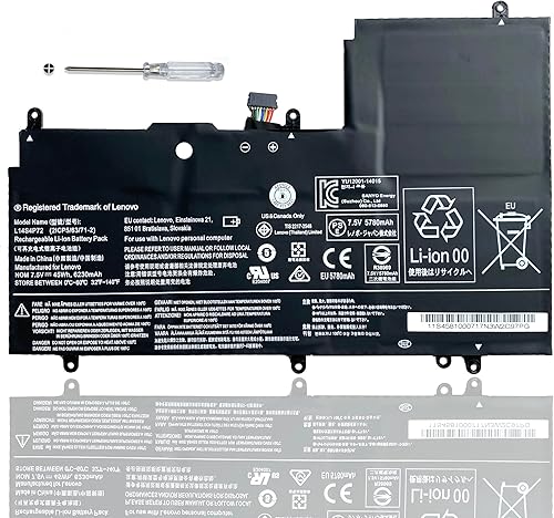 CQCQ L14M4P72 L14S4P72 Batería para Yoga 3 14 pulgadas Yoga 3-1470 IdeaPad Yoga 700-14ISK Series [7.4V 45Wh]