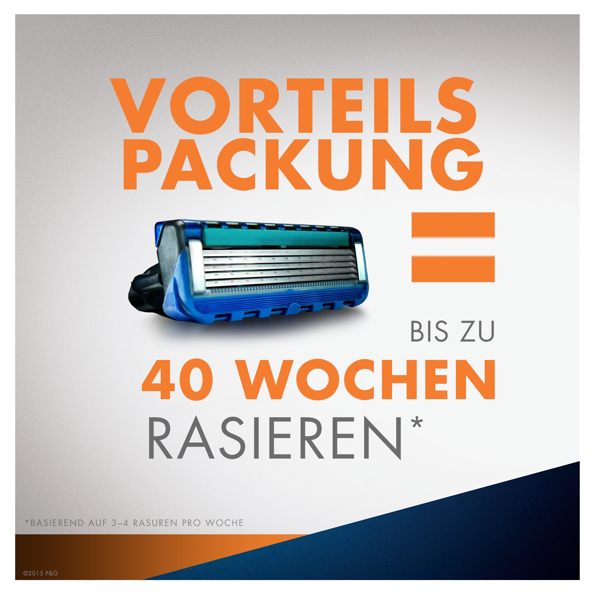 Auslaufmodell Gillette Fusion ProGlide Rasierklingen, 12 Stück