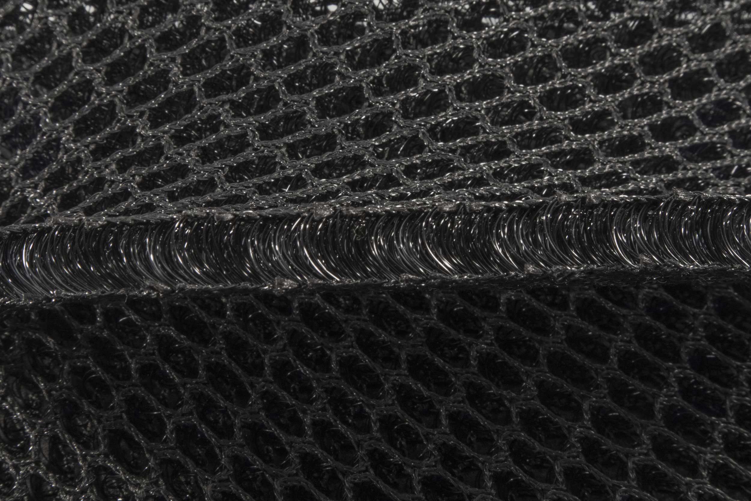 Abstandsgewirke - Air Mesh - 10mm Black 410g/m² - Verschiedene Längen - GLS Versand 90x200cm