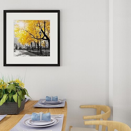 Miniatura 2 de Papel tapiz blanco para despegar y pegar (más grueso puede cubrir la pared oscura), (32.8 x 17.7 pulgadas), papel de pared extraíble, textura