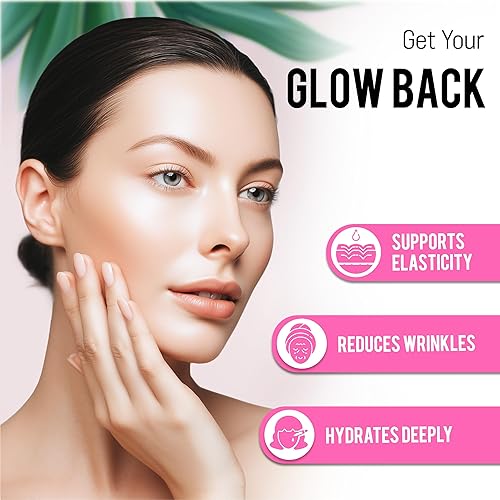 Miniatura 5 de Colágeno para mujeres Péptidos de colágeno multihidrolizados tipo I, II, III, V y X Suplemento de colágeno con vitamina C, biotina y ácido