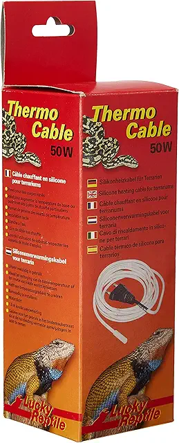 Câble chauffant Lucky Reptile Thermo Cable 50W pour terrarium - Chauffage rapide & uniforme