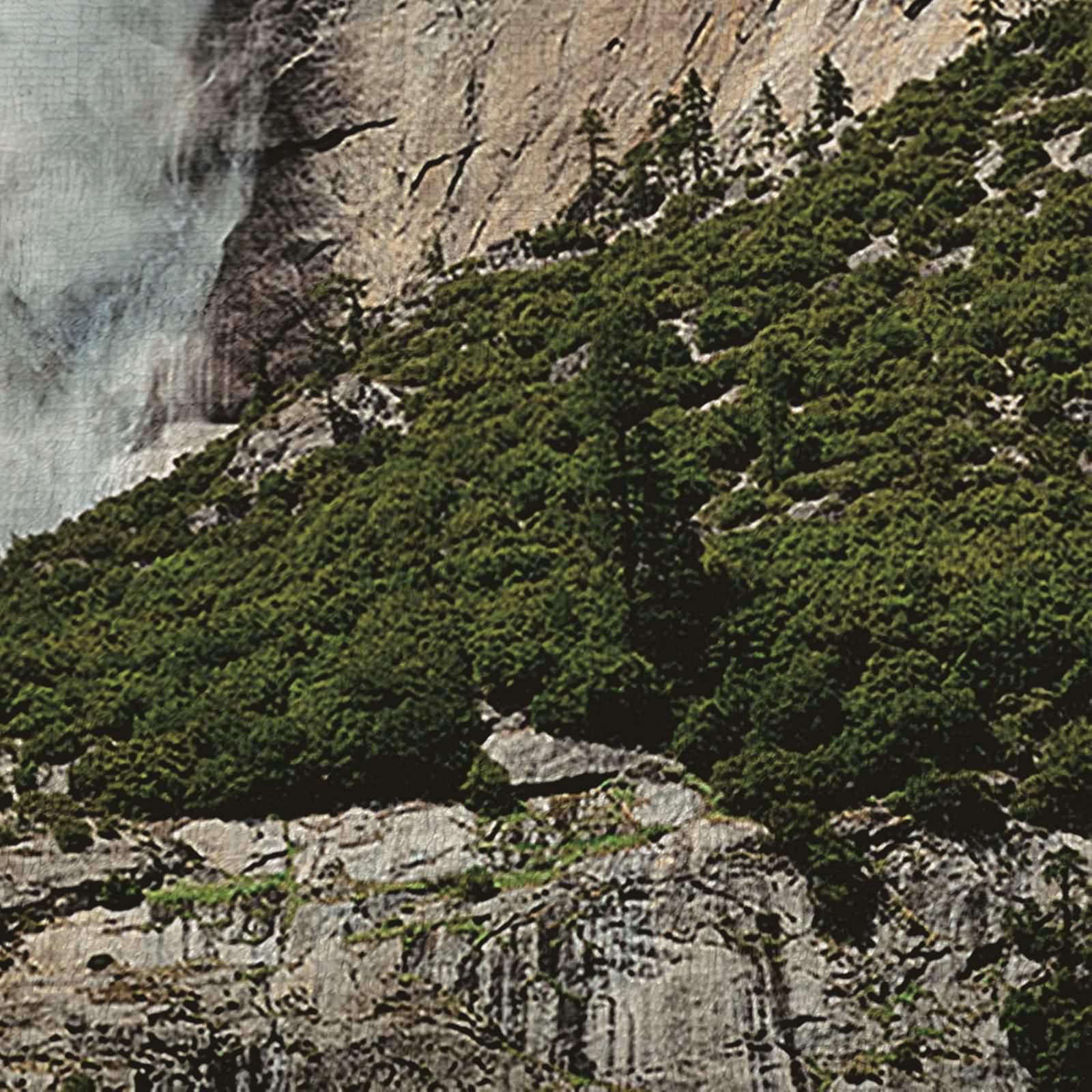 Aeici Couverture Polaire, Couverture Enfant Polaire Couverture 180x200 cm Montagnes et Chute d'eau Couverture de Canapé Cadeau pour Adultes et Enfants