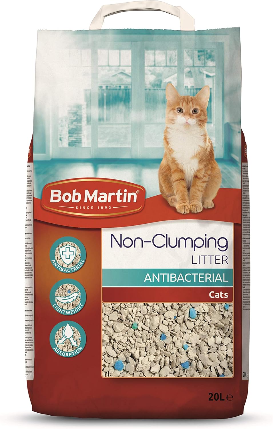 Bob Martin Anti Bacterial Lightweight Cat Litter, 20 Litre Amazon.co