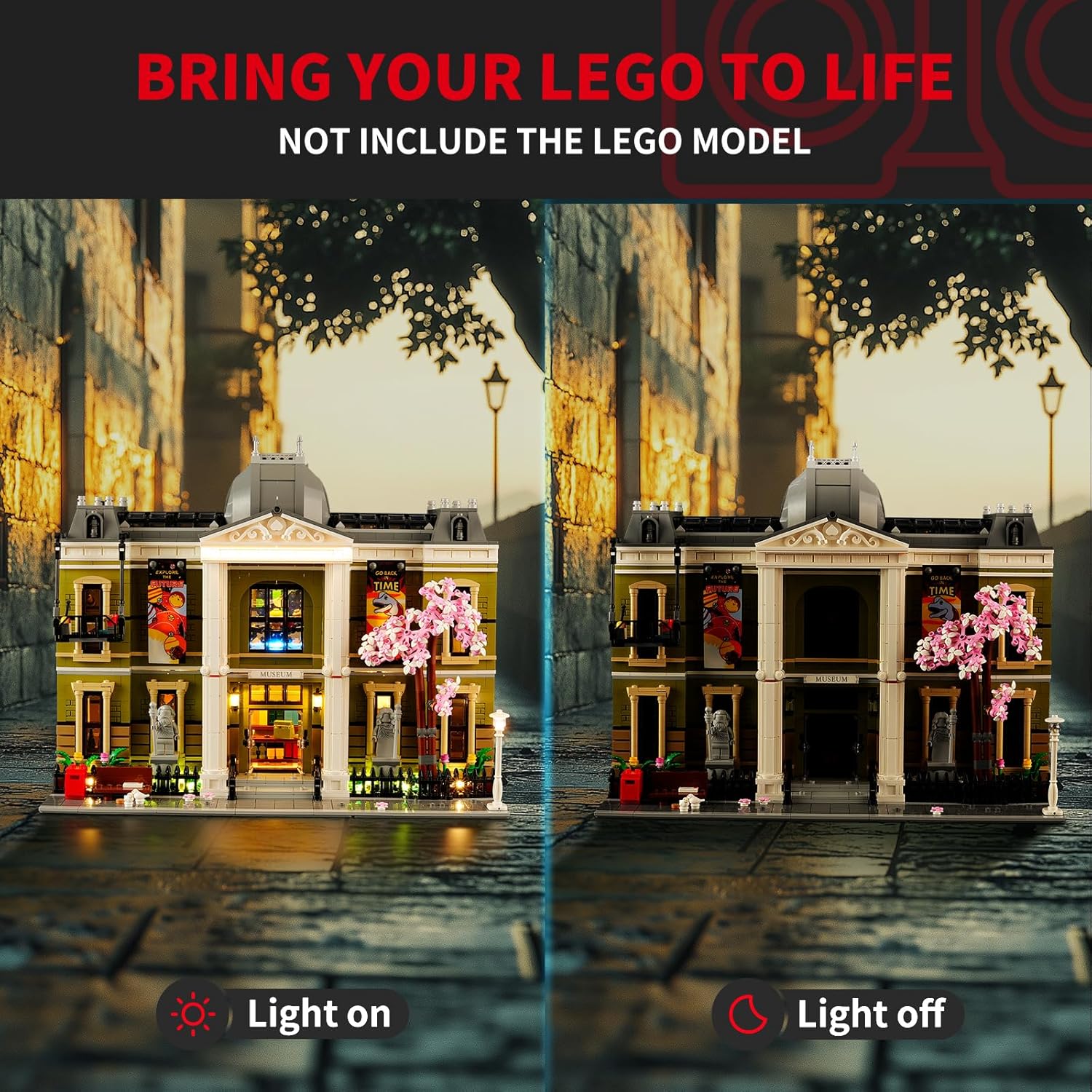 BRIKSMAX 2.0 Light Kit for Natural History Museum - Innovative LED Lighting Compatible with Lego Icons 10326