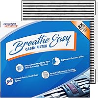 Vista 29 de Filtro de cabina AC y calefactor de defensa contra olores Breathe Easy de Spearhead, se ajusta como OEM, hasta un 25% más duradero con carbón