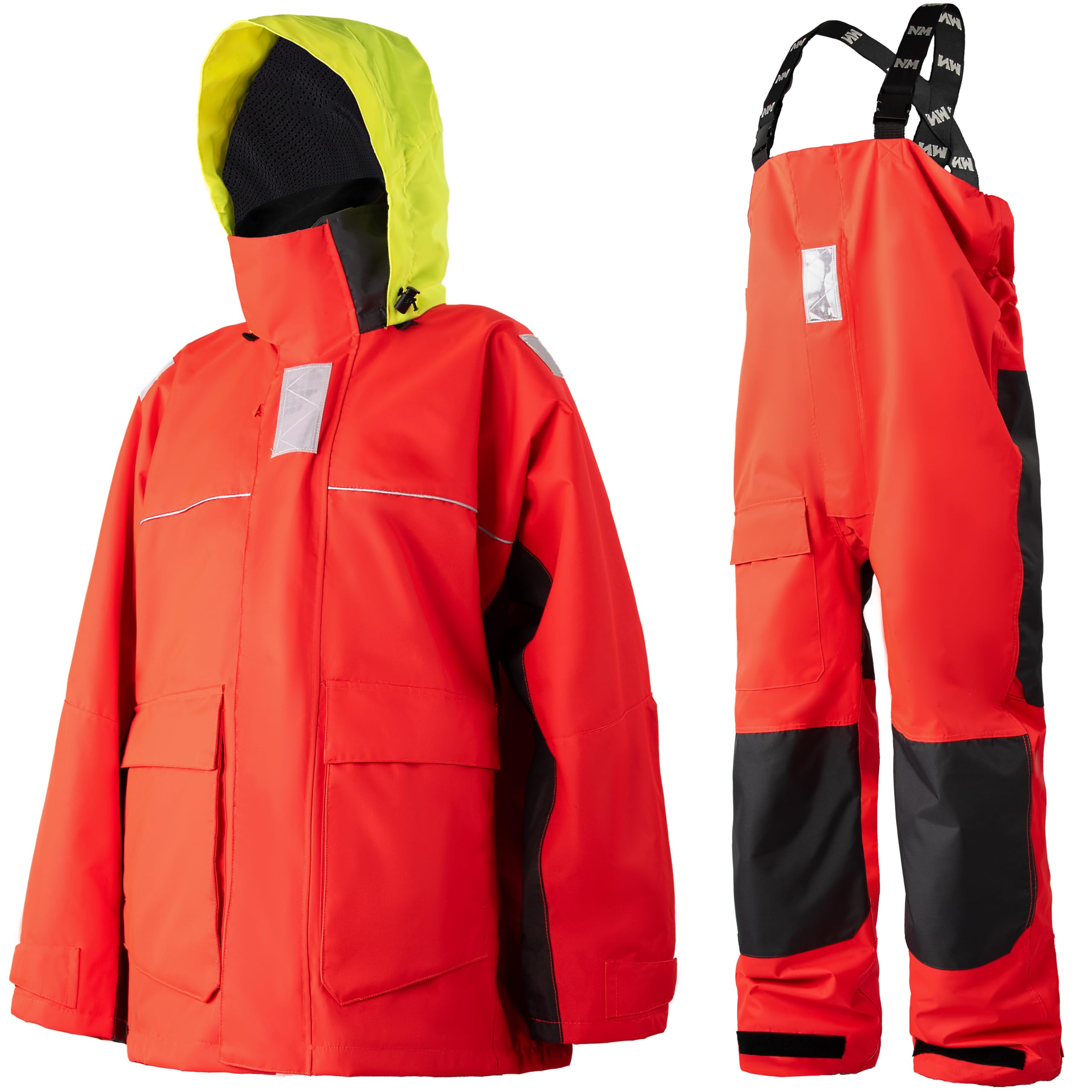Costa Vela-Tuta Impermeabile Traspirante Giacca & Bavaglino Set Uomini Attrezzature Maltempo
