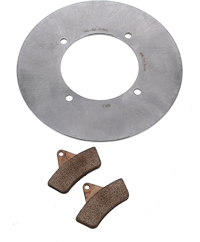 Miniatura 1 de 1999 – 2003 Arctic Cat 300 2 x 4 traseros mudrat Rotor y Graves Deber de pastillas de freno