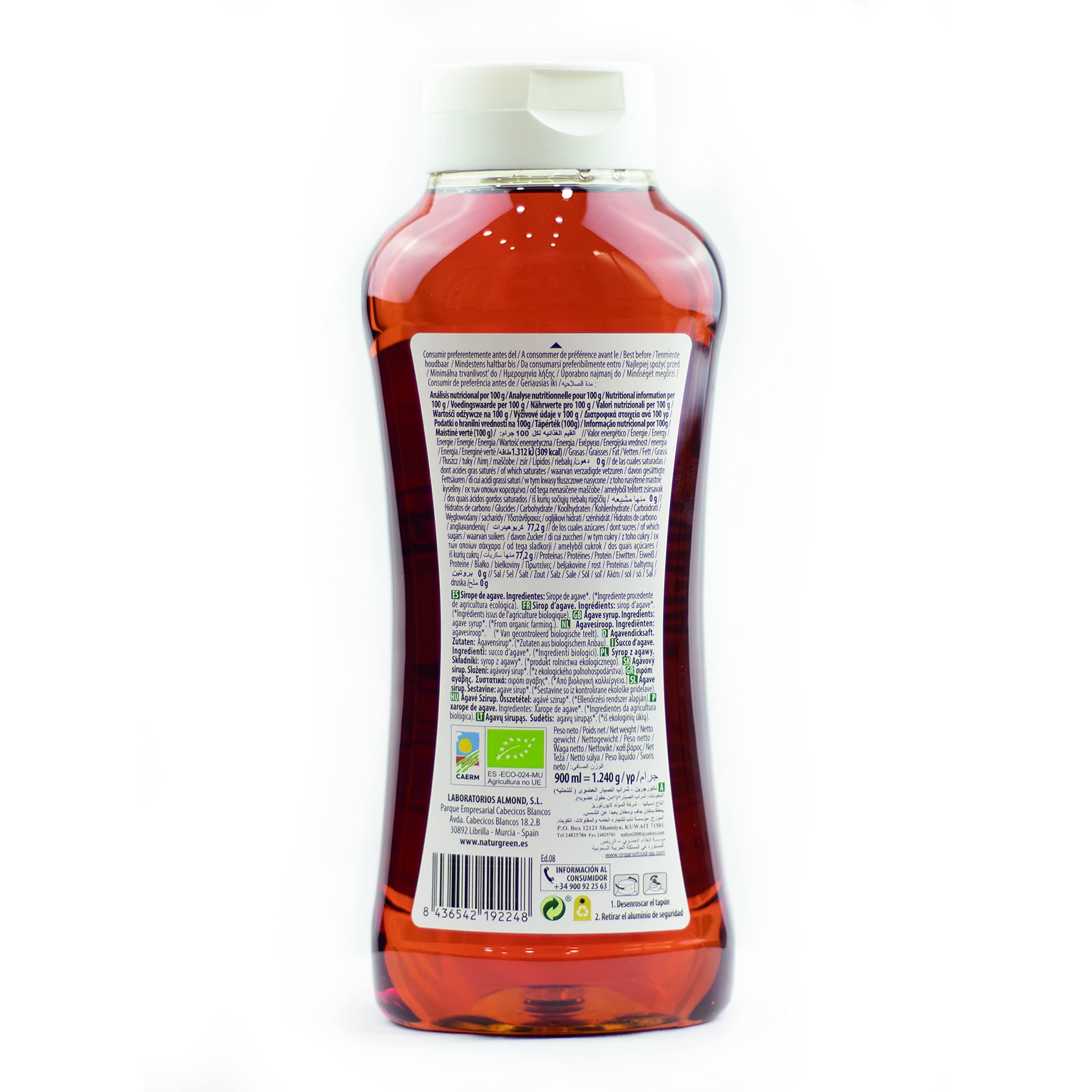 NaturGreen Sirope de Agave Bio 900ml