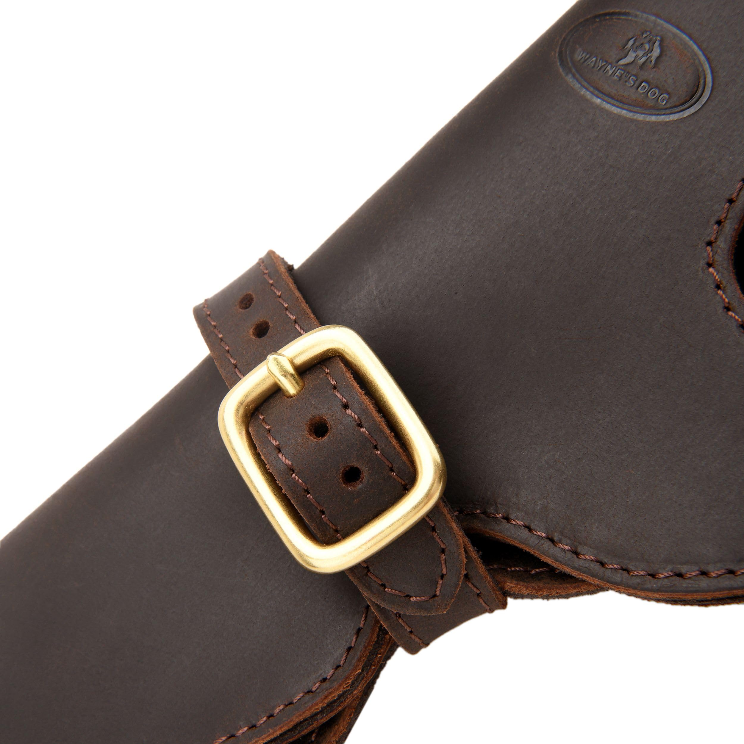 WAYNE'S DOG Western Gun Belt Holster Set - Dual Revolver Holsters With Knife Sheath